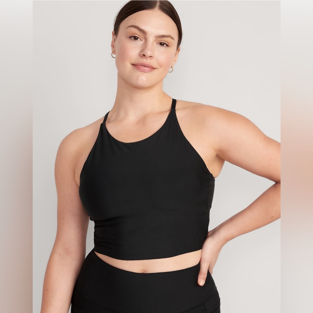 Old Navy Bundle‎ of 2 Light Support PowerSoft Longline Sports Bra
